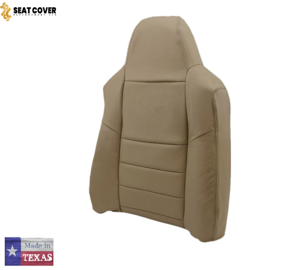 Ford F250 Super Driver 2003 2004 2005 2006 cubierta de asiento inferior Lariat en bronceado Foto 2 de 4