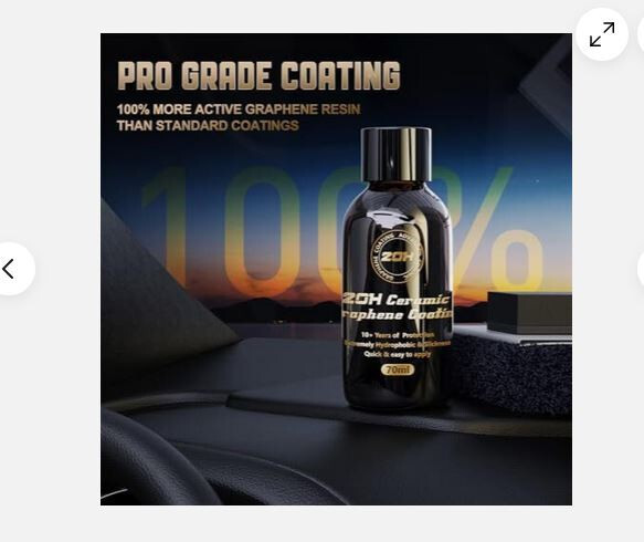 Graphene Ceramic Coating for Cars (70ml) - 20H Advanced Graphene for Car Sealed!