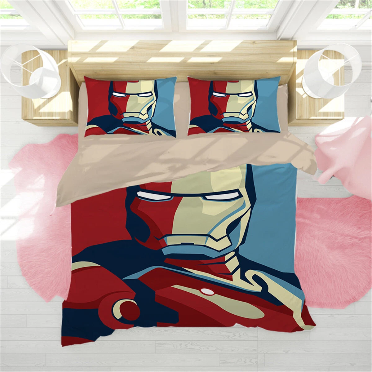 Iron Man Bedding Set, Gift for Friends