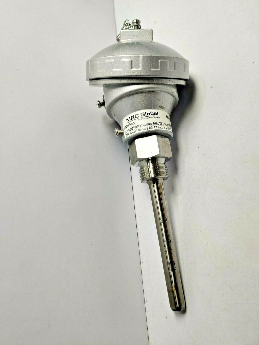MRC Global Temperature Transmitter Mp82810R m/PT-100 + WGN