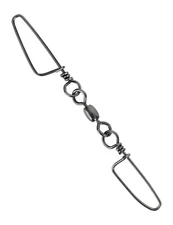 BLUEWING Double Snap Swivels with Stainless Steel Coastlock Snaps US Seller