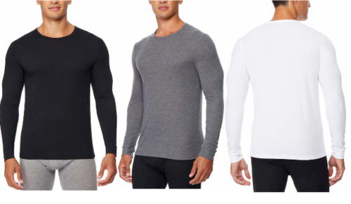 Heat Long Sleeve Crew Neck Tee 