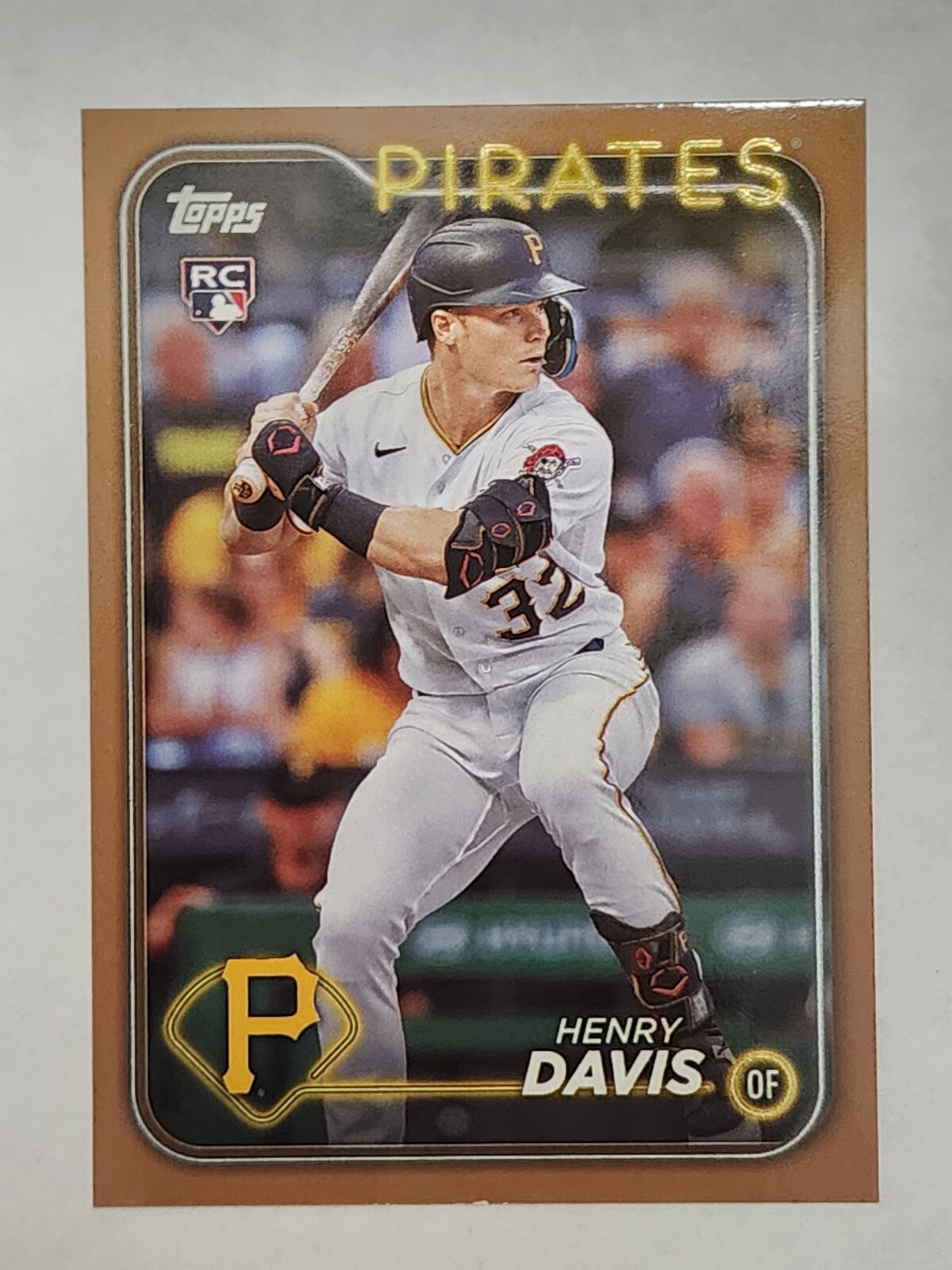 2024 Topps Series 1 Henry Davis RC GOLD Parallel /2024 Pittsburgh Pirates #295