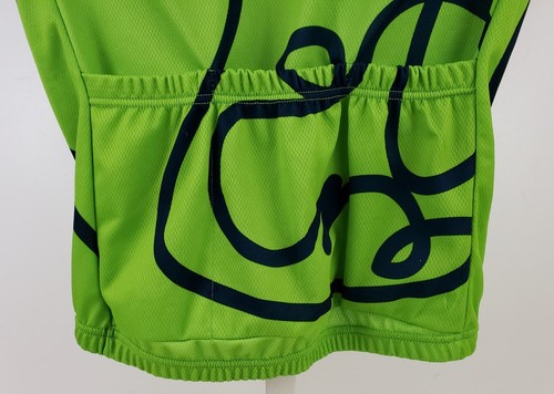 Verge Sport Cycling Jersey Unisex Ride The Rockies Size S Green Orange 3/4 Zipp - Picture 3 of 12