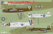 Pit Road S64 1:700 Skywave WWII U.S. Military Aircraft Set 3 Plastic Model Kit