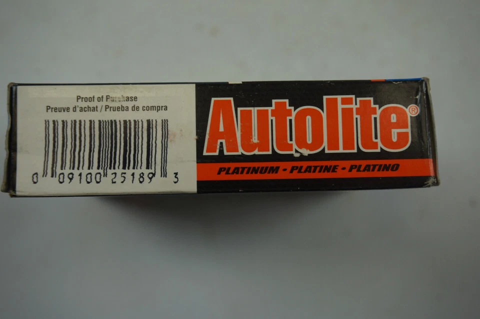 Bujía Auto Lite Platinum AP666 Paquete de 4 NOS Foto 2 de 4