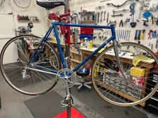 Battaglin vintage Cinelli steel bicycle frameset with campagnolo components.