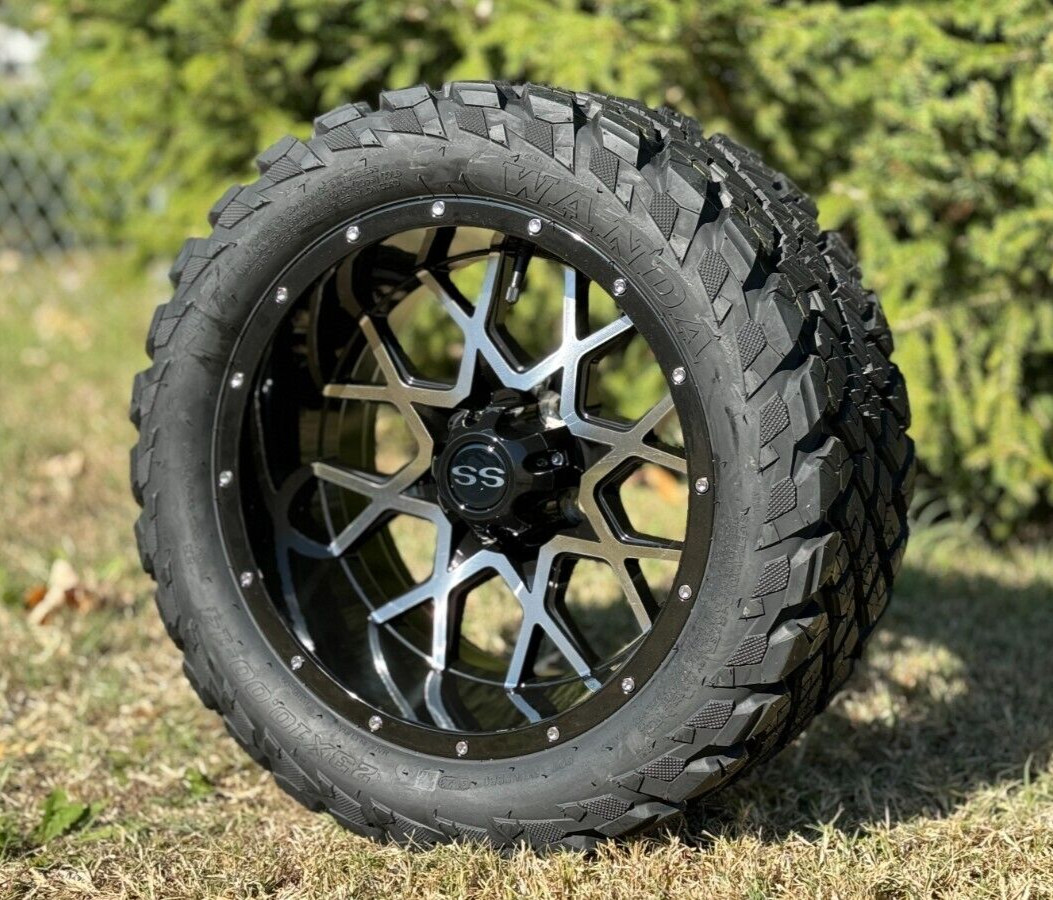 Cart Wheels/tires 23x10-14 All Terrain, Ezgo Club Car Yamaha