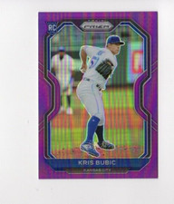 2021 Prizm Baseball Kris Bubic Rookie #198 Purple Prizm Kansas City Royals