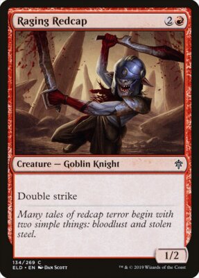 Magic the Gathering (mtg): ELD: Raging Redcap  (x 4)