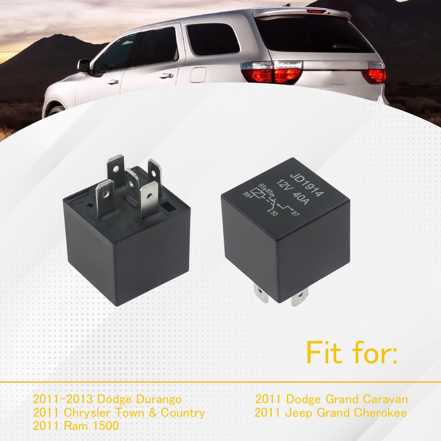 Fuel Pump Relay Wiring Kit for Dodge Grand Caravan Chrysler Town