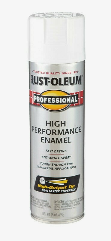 RUST-OLEUM Professional GLOSS WHITE 15 oz Spray High Performance