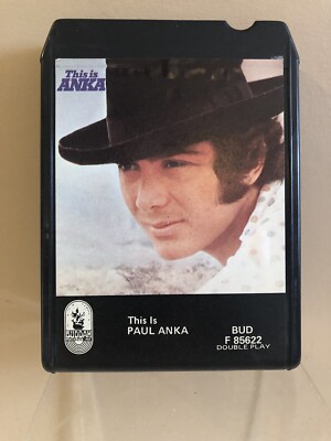 Paul Anka-This Is Paul Anka-8 Track Tape-Double Play-1972-Untested