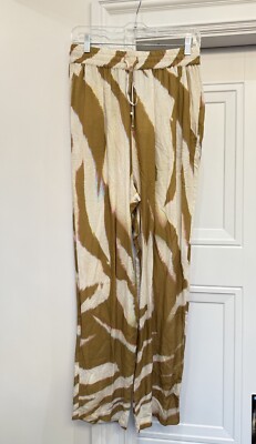 NWT Lenny Niemeyer Swim Destinos Printed Drawstring Beach Pants Oryx Ret $233 M