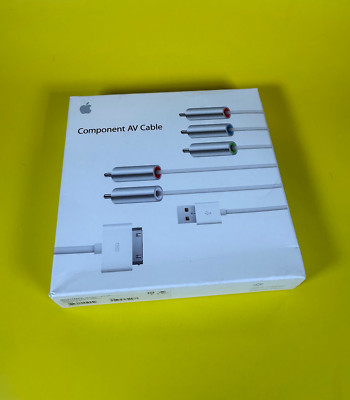 Apple Component AV Adapter Cable for iPod USB MC9172M/A Factory Sealed NOS