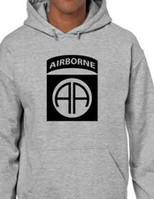 82nd Airborne Division Hoodie Army Military Infantry Hooded Sweatshirt