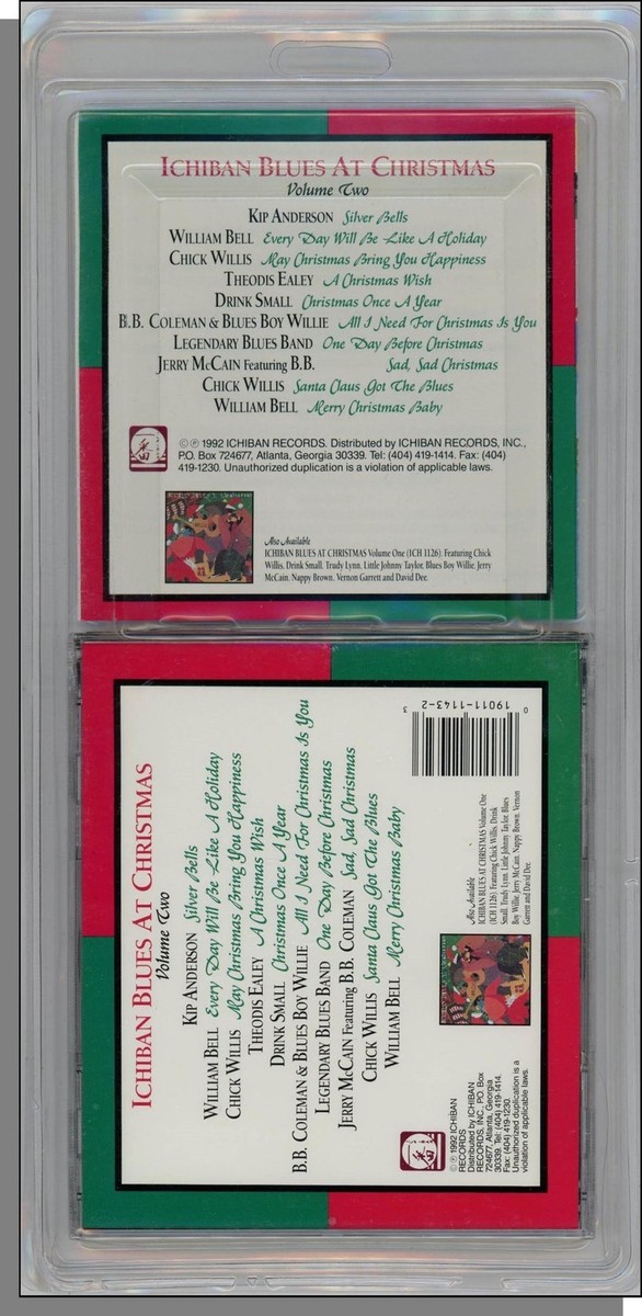Ichiban Blues At Christmas Vol. 2 - New 1992 Blues CD in the