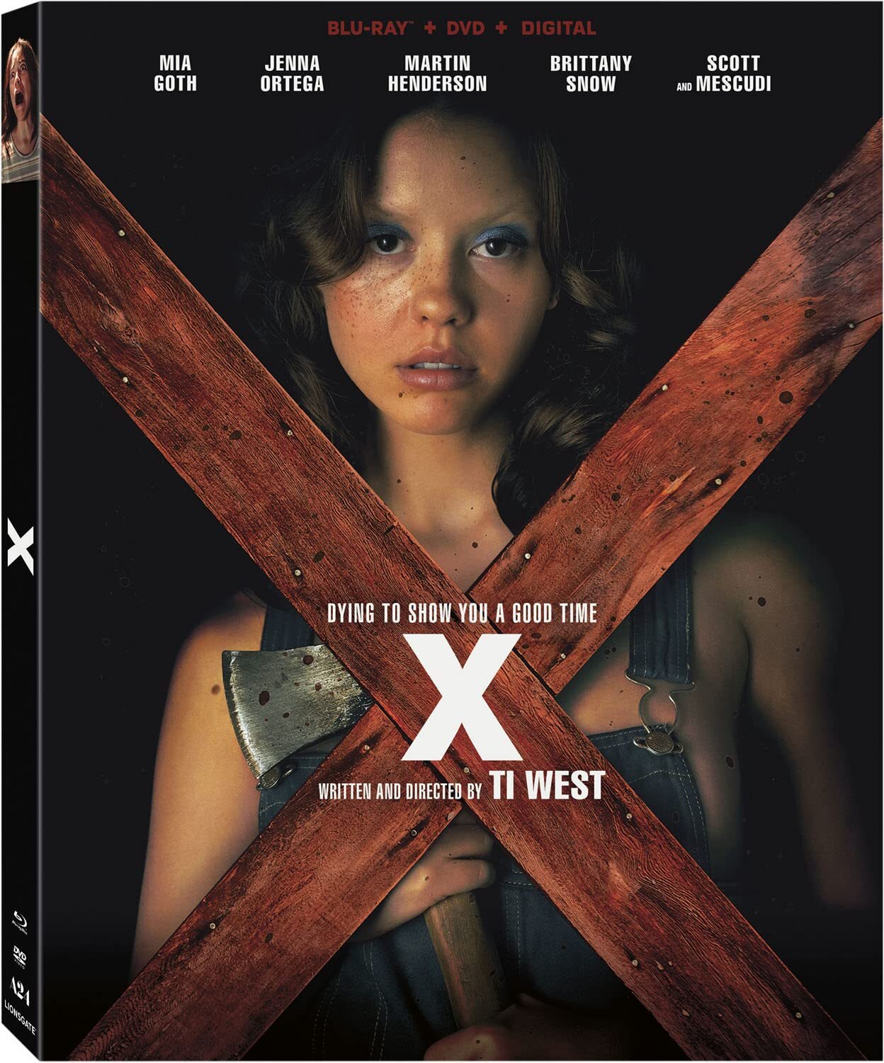 X + (English audio. English subtitles) (Blu-ray) Kid Cudi Mia Goth Jenna Ortega