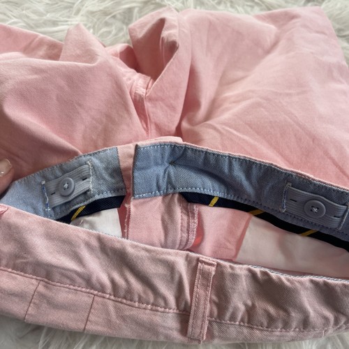 Polo Ralph Lauren Shorts Youth sz 12 Pink Chino Flat Front Boys - Picture 7 of 10