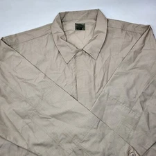 NWOT Mil-Spec Plus Coyote Tan Hot Weather Combat Coat Button Up Long Sleeve 3XL