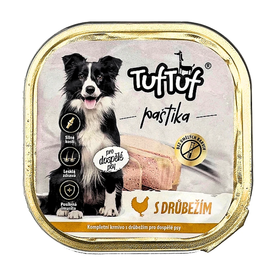 Pastete 300g MIX Hundefutter Rind Wild Huhn Nassfutter Aluschale Multivariante - Bild 4 von 4