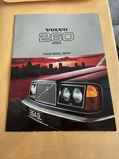 1977 Volvo 260 Series 264 GL 265GL Vintage Dealer Sales Promo Booklet 11.5”x8”