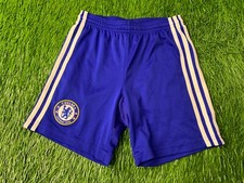 CHELSEA LONDON ENGLAND 2014/2015 FOOTBALL SHORTS HOME ADIDAS ORIGINAL YOUNG S
