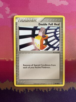 Pokemon Karte Double Full Heal EX Sandsturm Uncommon 76/106 Near Mint 