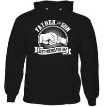 Father  Son Best Friends For Life Mens Funny Fathers Day Hoodie