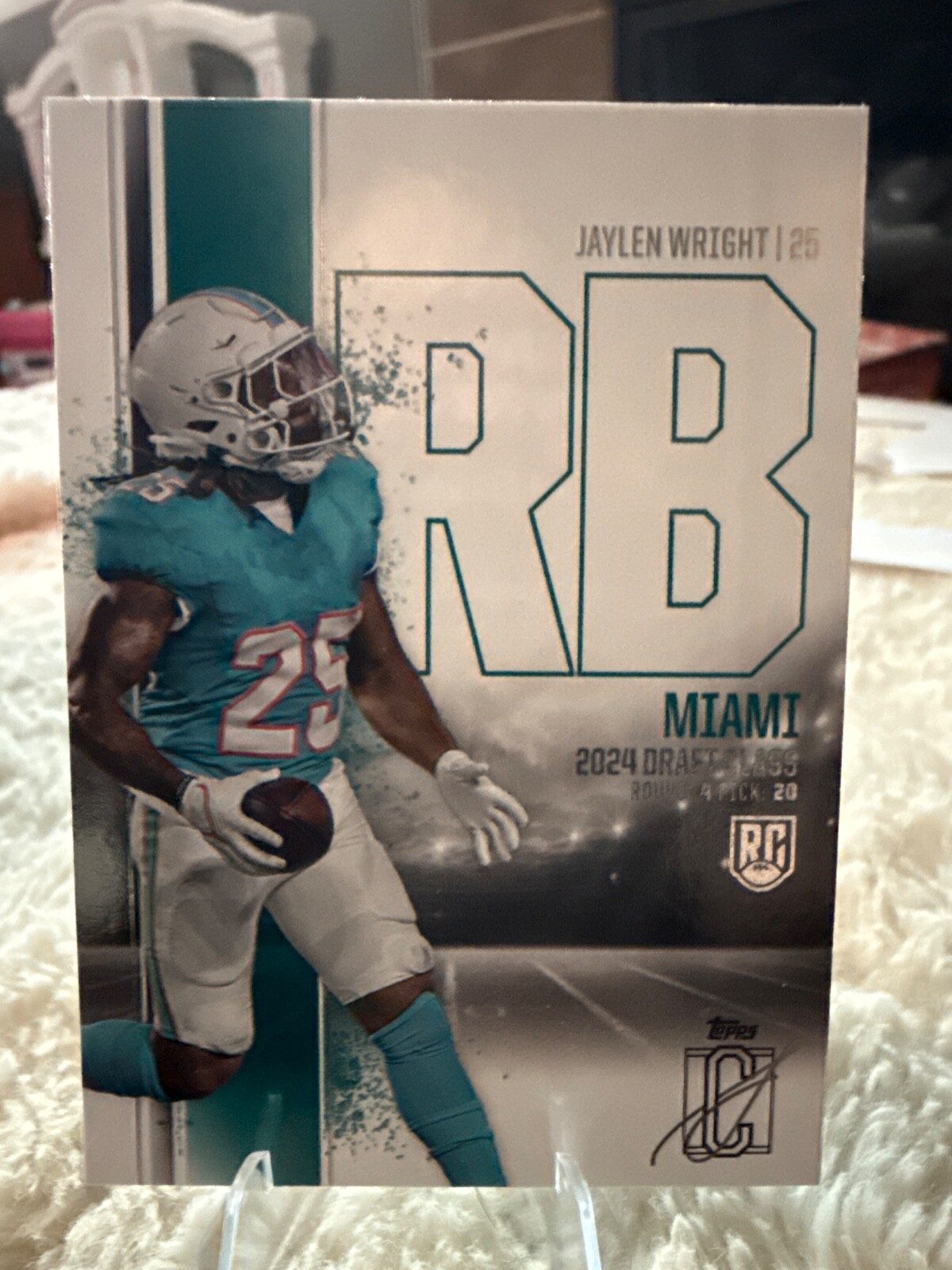 2024 Topps Signature Class - Jaylen Wright #145  (RC) Miami Dolphins