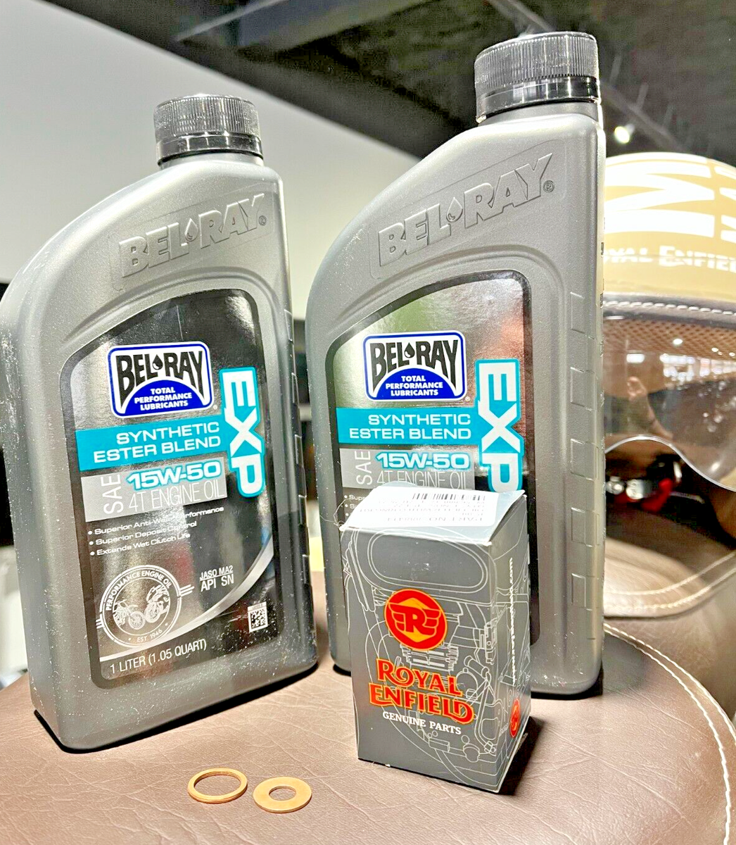 ROYAL ENFIELD CLASSIC 500 BULLET 500 GT 535 CONTINENTAL OIL CHANGE