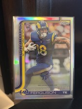2025 Topps Chrome Terrance Ferguson Rookie Refractor Auto /499 RC Rams #RA-TFE