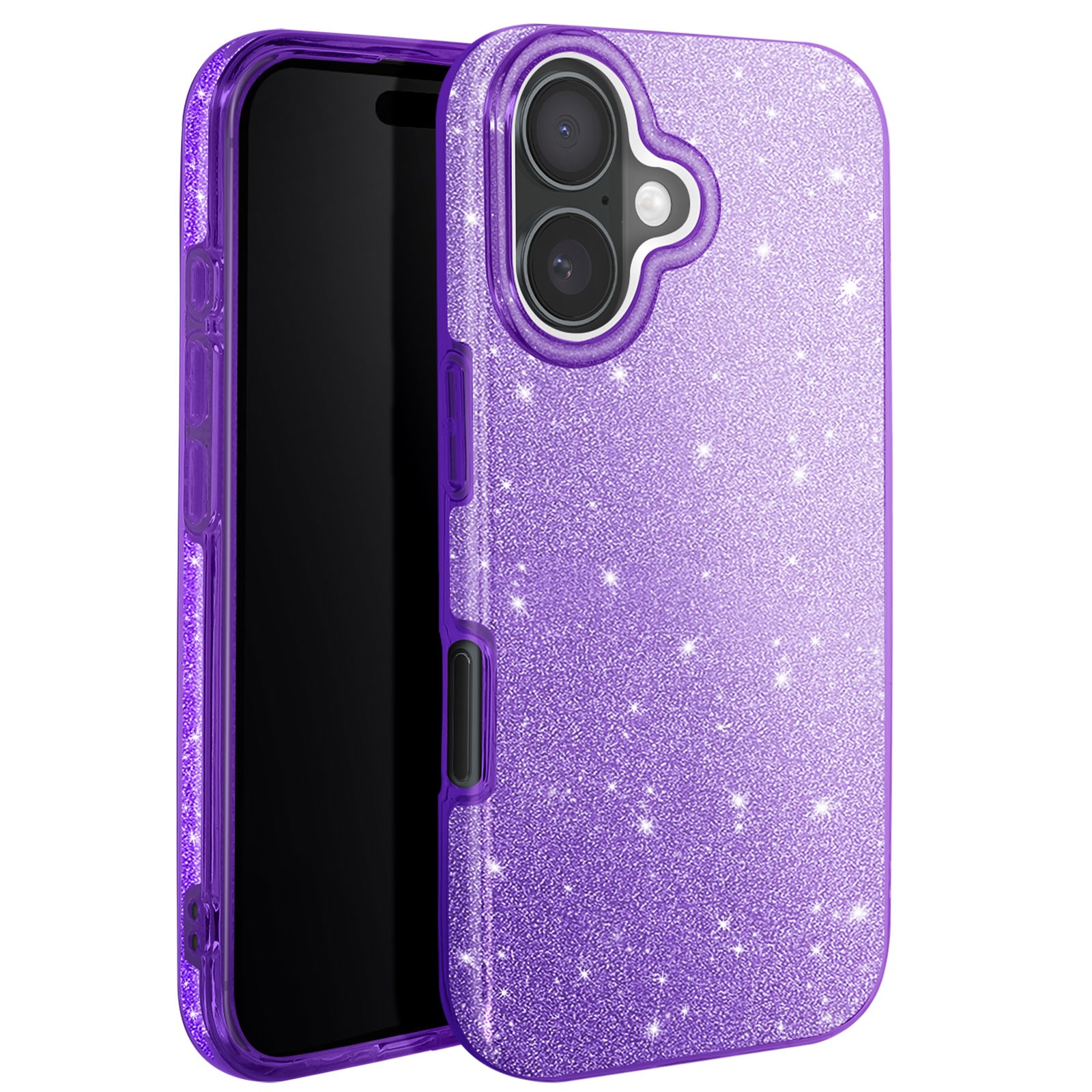 Coque de téléphone iPhone 16 antichoc violette fine marque Avizar