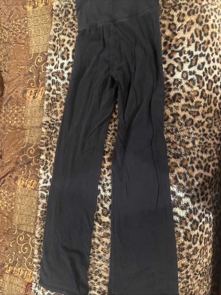 Без границ женщин черный расклешенный йога брюки XS (0-2) новый с Ярлыками эластичной гостиной - Изображение 2 из 2