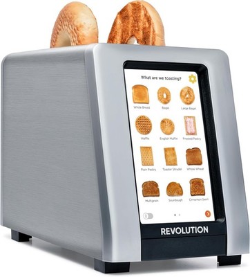 Digital Smart Toaster Revolution R180 Touchscreen Weather Widget