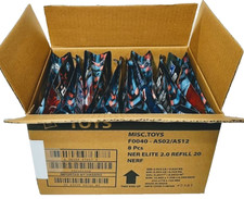 NERF Elite 2.0 Refill Darts Bulk Box  8 Sealed Packs-160 Official Foam Dart Total