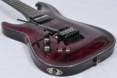 Schecter Hellraiser C-1 FR Sustainiac Left Handed Electric Guitar