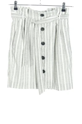 H&M Jupe taille haute Dames Jupe T EU 38 gris clair-blanc style décontracté - Photo 1/4