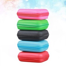 2 Pcs Earbud Case Pouch Data Cable Storage Convenient Earphone Bag