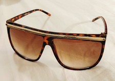 Vintage Italian Brown Tortoise Shell Sunglasses