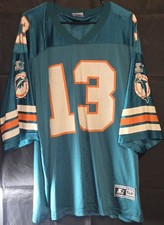 Vintage 1998 Starter NFL Miami Dolphins #13 Dan Marino Jersey 52 XL Made In USA