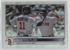 2022 Update Veteran Combos Rainbow Foil Rafael Devers Enrique Hernandez 1p0s