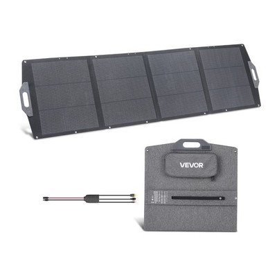 VEVOR Faltbares Solarpanel Tragbares Solarmodul 200W 24% Effizienz Monokristal