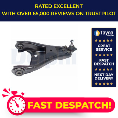 Wishbone / Suspension Arm fits DACIA DUSTER 1.6 Front Right Outer 2010 on Delphi