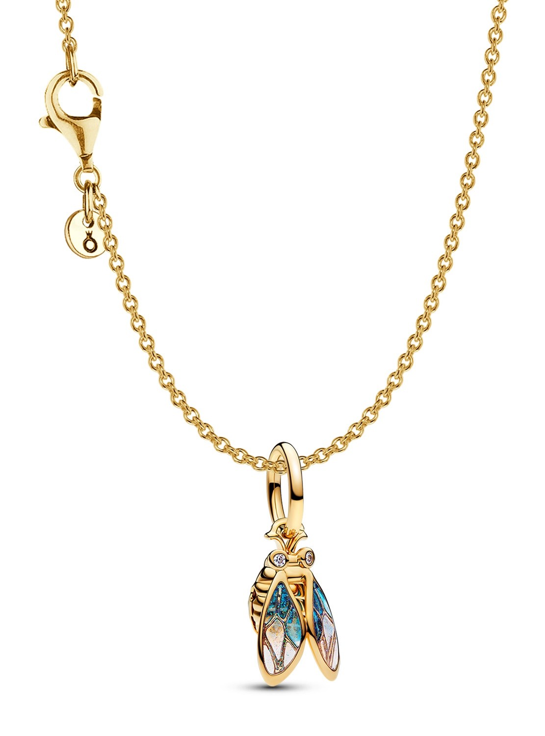 PANDORA Schmuck Damencollier Geschenkset Goldfarben Zikade 21777 37890₽