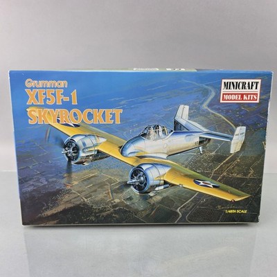 Minicraft 1:48 Grumman XF5F-1 Skyrocket Model Kit 11626 US Navy Plane NEW OPEN