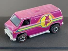 Vintage Hot Wheels Redline 1975 Plum Motocross Super Van Flying Colors - Nice!