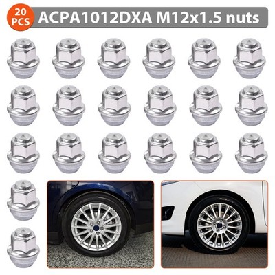20 Radmutter für M12 x 1,5 Ford B-Max C-Max 2 Fiesta VI Focus 3 4 Kuga Mondeo V