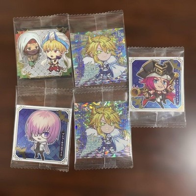 Fate/Grand Order Mash Kyrielight Altria Lancer Wafer Sticker Set of 5