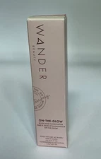 Wander Beauty On-The-Glow Blush & Illuminator: Bare/Nude Glow Full Sz 0.4 Oz NIB